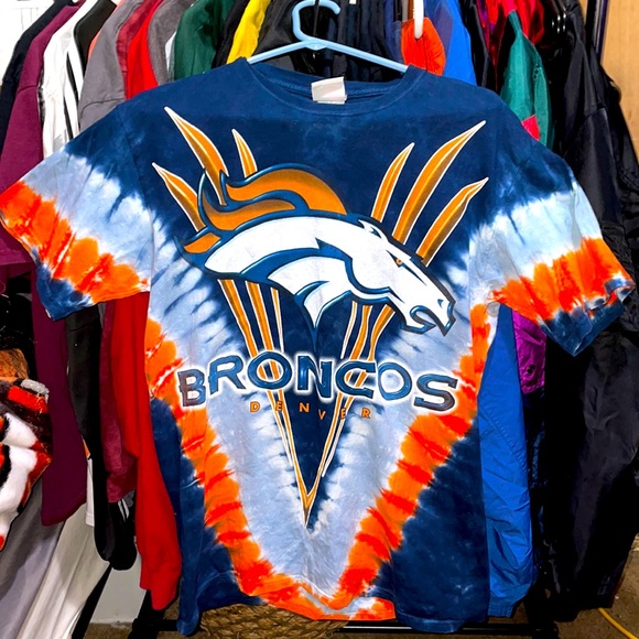 Majestic Other - Denver Broncos Tie Dye Rare Tee